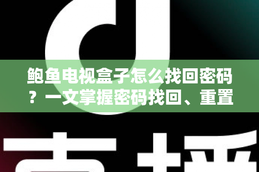 鲍鱼电视盒子怎么找回密码？一文掌握密码找回、重置与安全设置全流程指南
