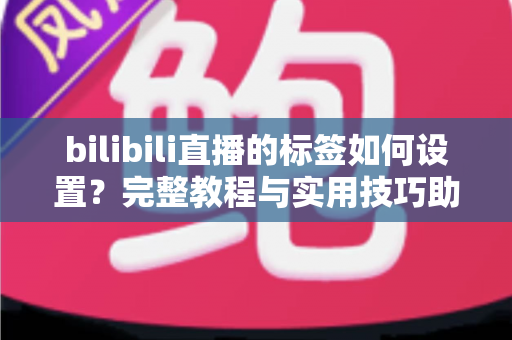 bilibili直播的标签如何设置？完整教程与实用技巧助你提升直播间曝光度