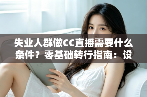 失业人群做CC直播需要什么条件？零基础转行指南：设备、账号、技能与收益全解析