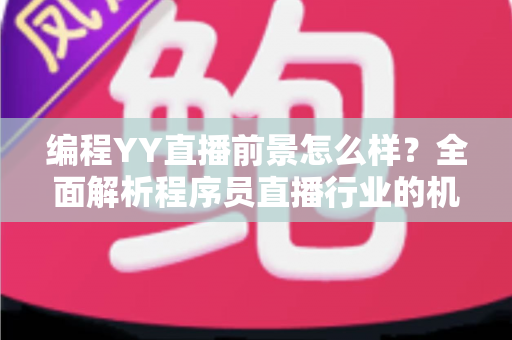 编程YY直播前景怎么样？全面解析程序员直播行业的机遇、挑战与变现路径