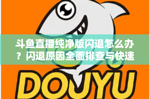 斗鱼直播纯净版闪退怎么办？闪退原因全面排查与快速修复实用指南