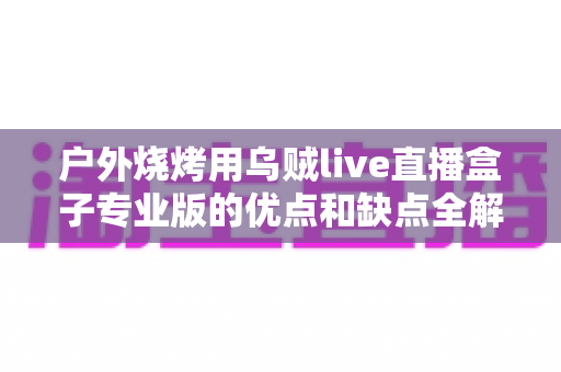 户外烧烤用乌贼live直播盒子专业版的优点和缺点全解析：户外美食主播选购避坑指南