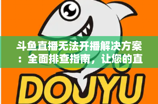 斗鱼直播无法开播解决方案：全面排查指南，让您的直播间快速恢复正常