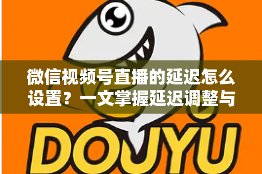 微信视频号直播的延迟怎么设置？一文掌握延迟调整与直播优化全攻略