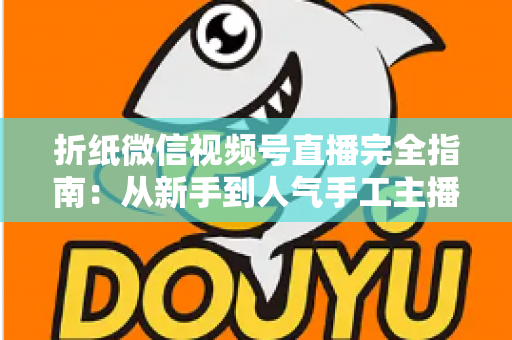 折纸微信视频号直播完全指南:从新手到人气手工主播的实战教程 折纸微信视频号直播完全指南:从新手到人气手工主播的实战教程