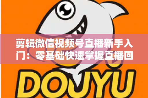 剪辑微信视频号直播新手入门:零基础快速掌握直播回放剪辑的完整指南 剪辑微信视频号直播新手入门:零基础快速掌握直播回放剪辑的完整指南