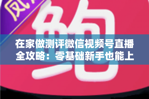 在家做测评微信视频号直播全攻略:零基础新手也能上手的居家变现指南 在家做测评微信视频号直播全攻略:零基础新手也能上手的居家变现指南