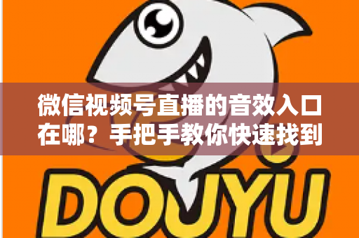 微信视频号直播的音效入口在哪?手把手教你快速找到音效功能,轻松打造高人气直播间 微信视频号直播的音效入口在哪?手把手教你快速找到音效功能,轻松打造高人气直播间