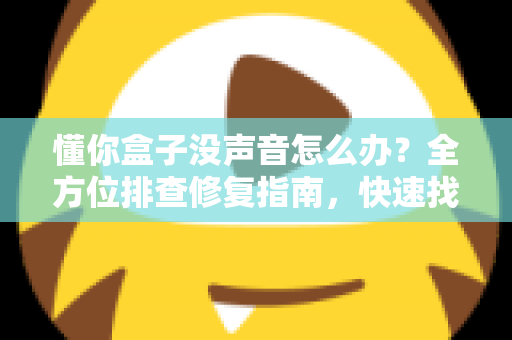 懂你盒子没声音怎么办?全方位排查修复指南,快速找回清晰音效 懂你盒子没声音怎么办?全方位排查修复指南,快速找回清晰音效