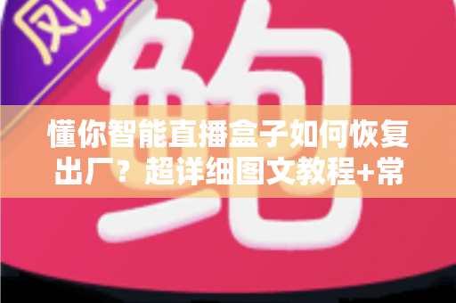 懂你智能直播盒子如何恢复出厂?超详细图文教程+常见问题全解析,新手也能一分钟学会! 懂你智能直播盒子如何恢复出厂?超详细图文教程+常见问题全解析,新手也能一分钟学会!
